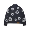 Chaqueta Denim «Cotton Wreath» con tachuelas y ribete