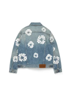 Chaqueta Denim «Cotton Wreath» de lavado claro