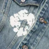 Chaqueta Denim «Cotton Wreath» de lavado claro