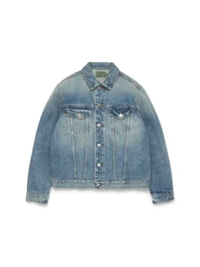 Chaqueta Denim de lavado claro