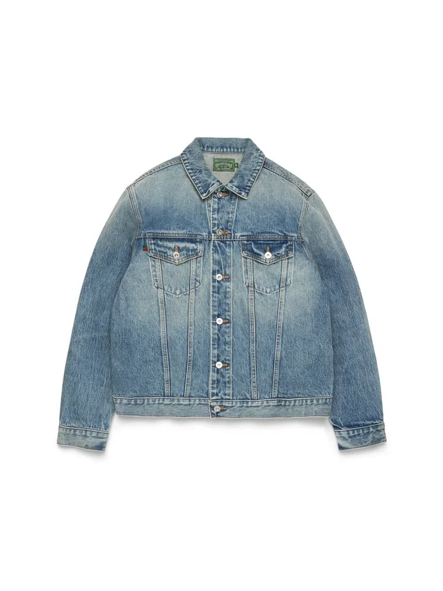 Chaqueta Denim de lavado claro