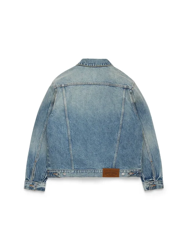 Chaqueta Denim de lavado claro