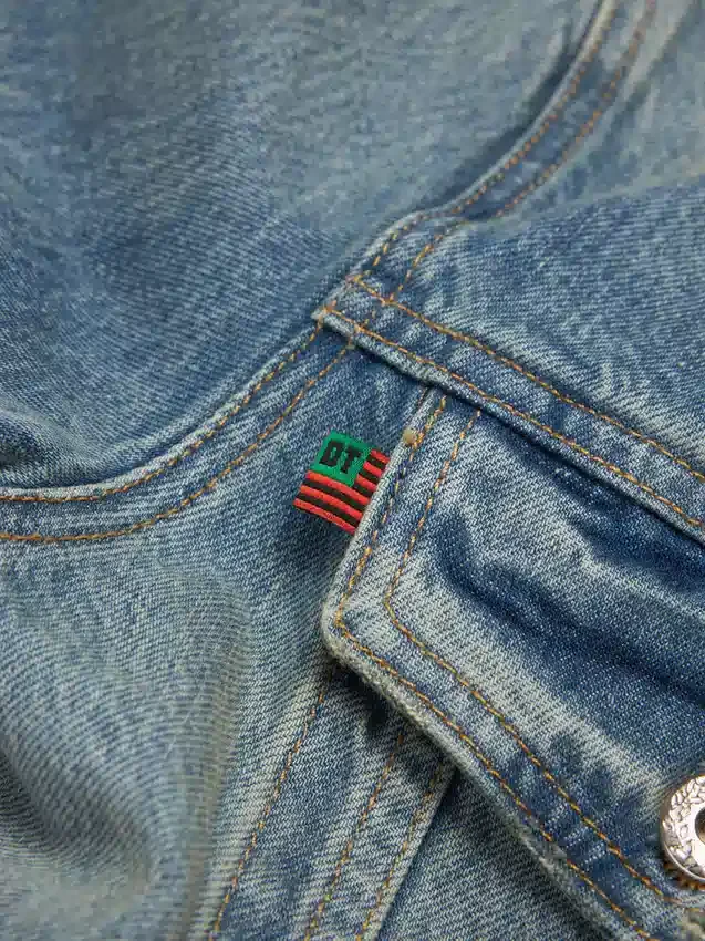 Chaqueta Denim de lavado claro