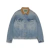 Chaqueta Denim «Flag» de lavado claro