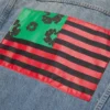 Chaqueta Denim «Flag» de lavado claro
