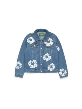 Chaqueta Denim infantil «Cotton Wreath» en índigo claro