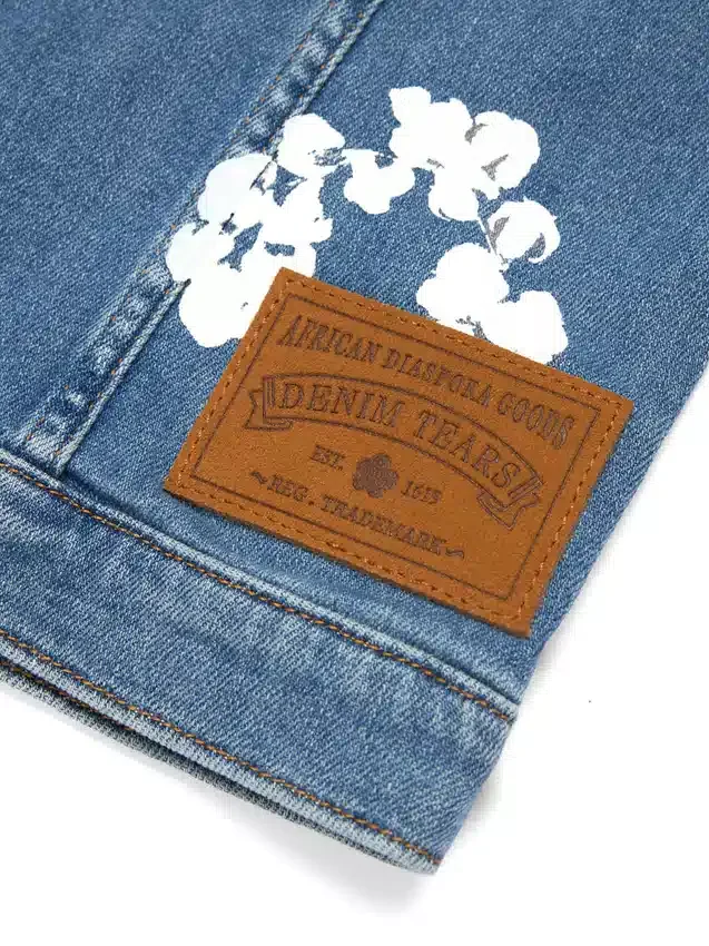 Chaqueta Denim infantil «Cotton Wreath» en índigo claro
