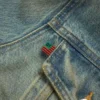 Chaqueta Denim lavado sucio