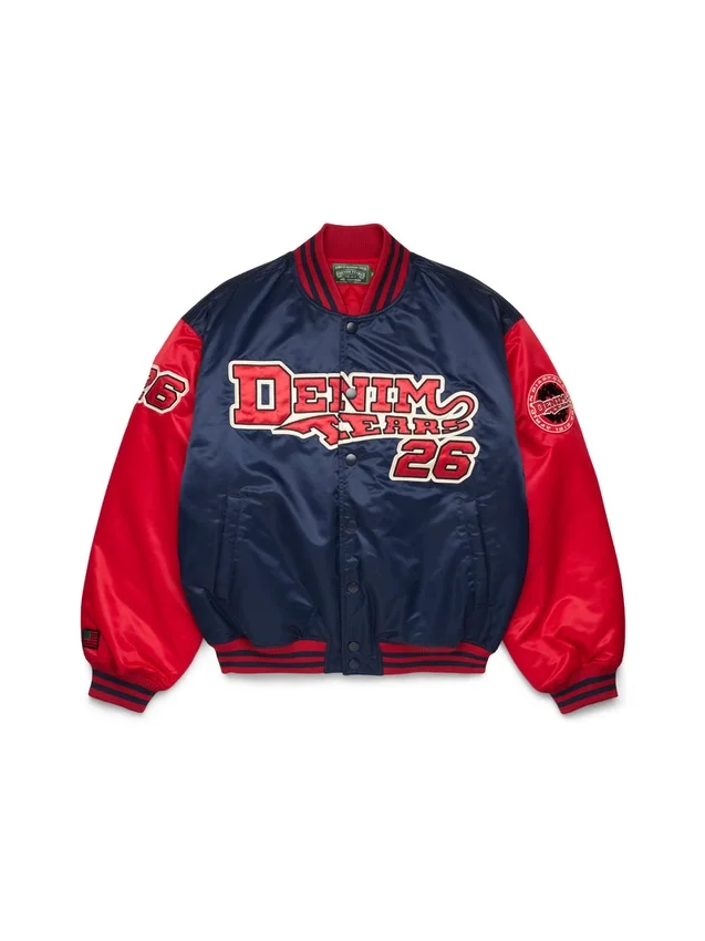 Chaqueta deportiva de béisbol DT azul marino