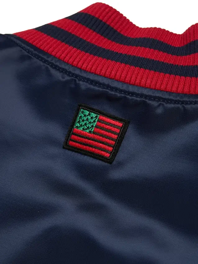 Chaqueta deportiva de béisbol DT azul marino