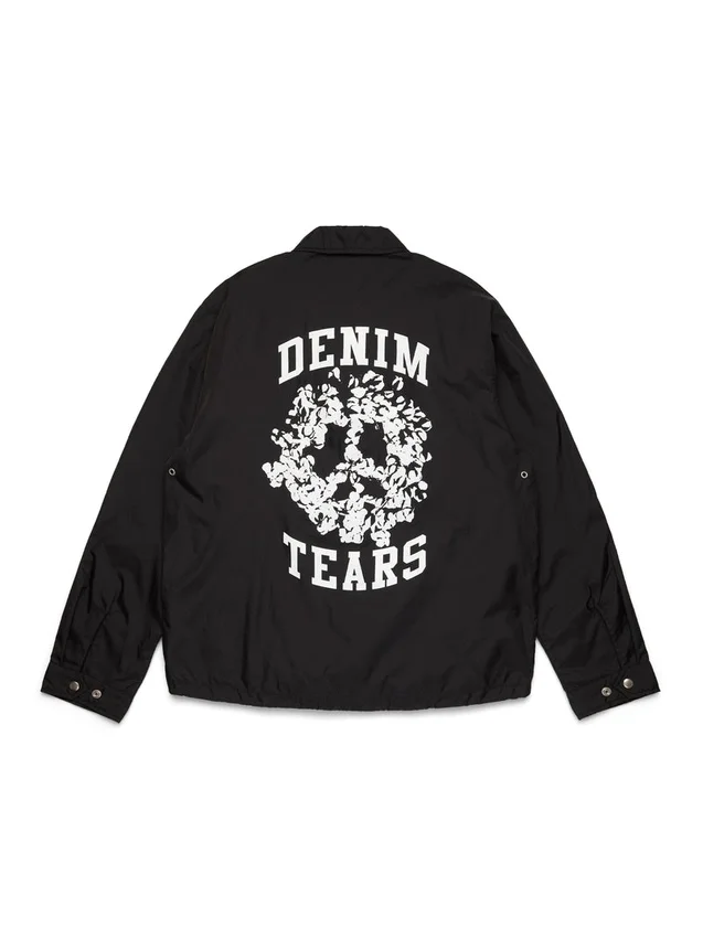 Chaqueta tipo «coaches» Peace Wreath, negra