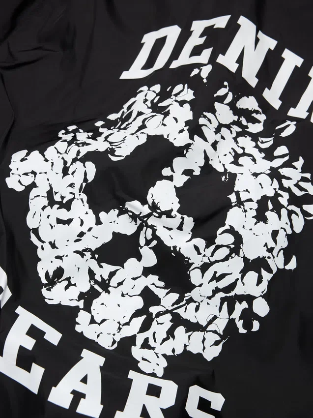 Chaqueta tipo «coaches» Peace Wreath, negra
