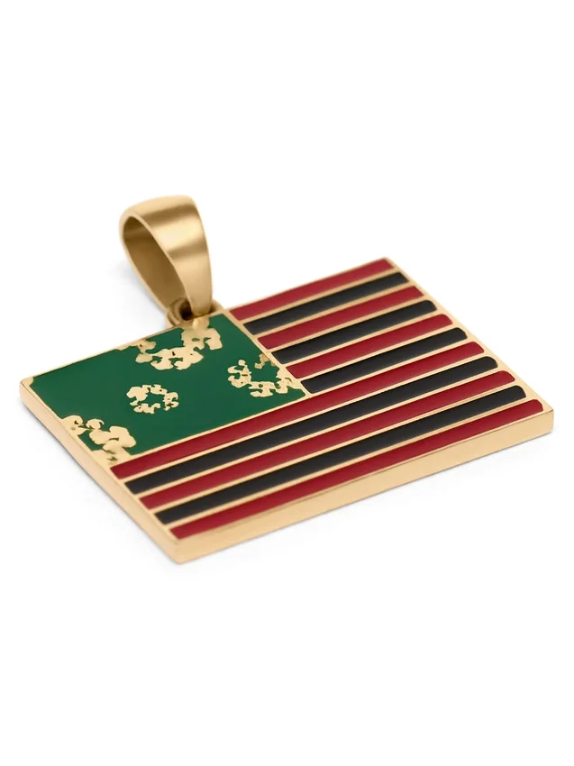 Colgante con la bandera panafricana
