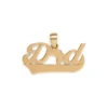 Colgante «Dad» de oro