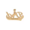 Colgante «Dad» de oro