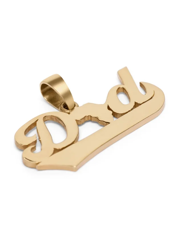 Colgante «Dad» de oro