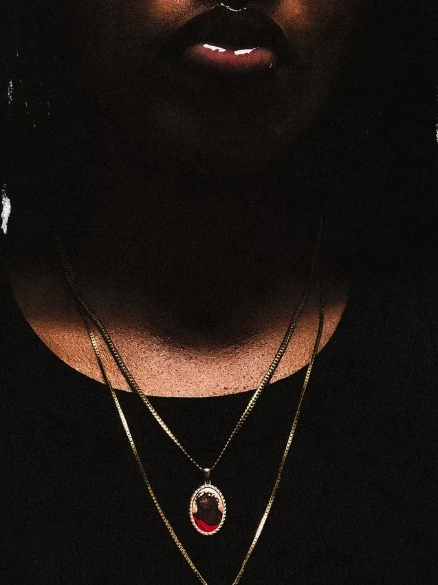 Colgante de Jesús negro