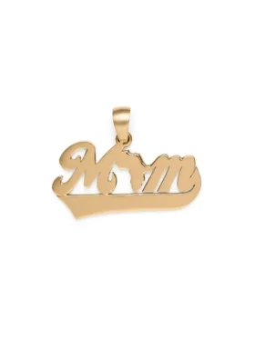 Colgante «Mom» de oro