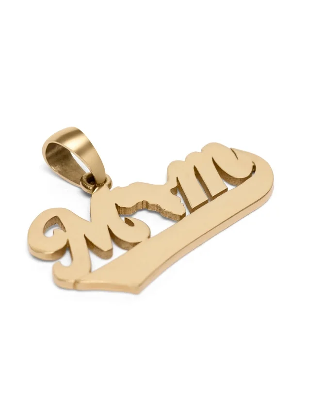 Colgante «Mom» de oro