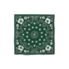 Cotton Wreath Bandana Green