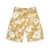 Cotton Wreath cargo short Madras