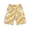 Cotton Wreath cargo short Madras