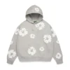 Cotton Wreath Hoodie gris