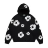 Cotton Wreath Hoodie negra