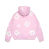 Cotton Wreath Hoodie rosa empolvado