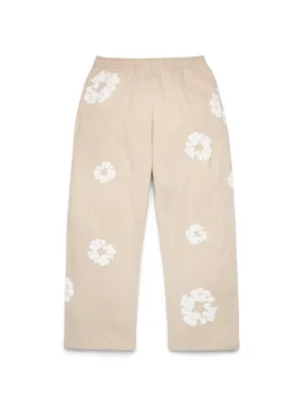 Cotton Wreath Sweatpant, color crema