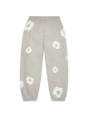 Cotton Wreath Sweatpant gris