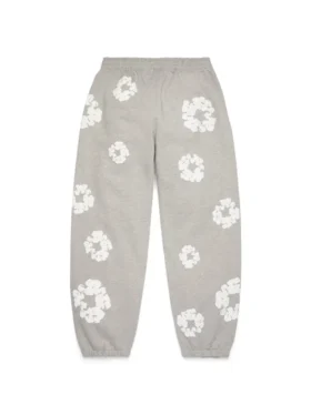 Cotton Wreath Sweatpant gris