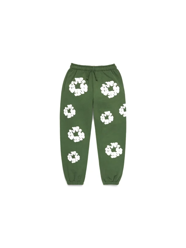 Cotton Wreath Sweatpant para niños, color verde