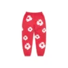 Cotton Wreath Sweatpant para niños en rojo