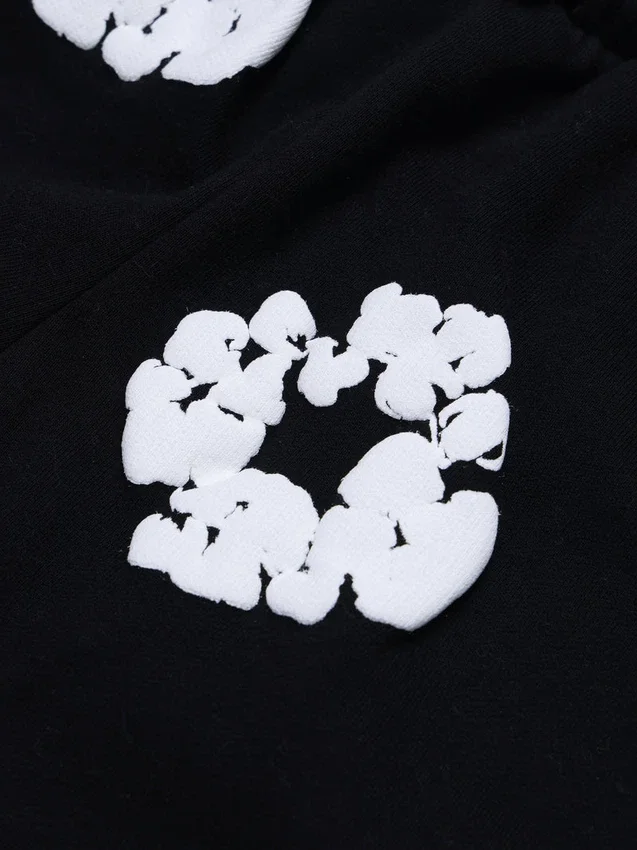Cotton Wreath Sweatpant para niños, negros