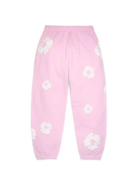 Cotton Wreath Sweatpant rosa empolvado
