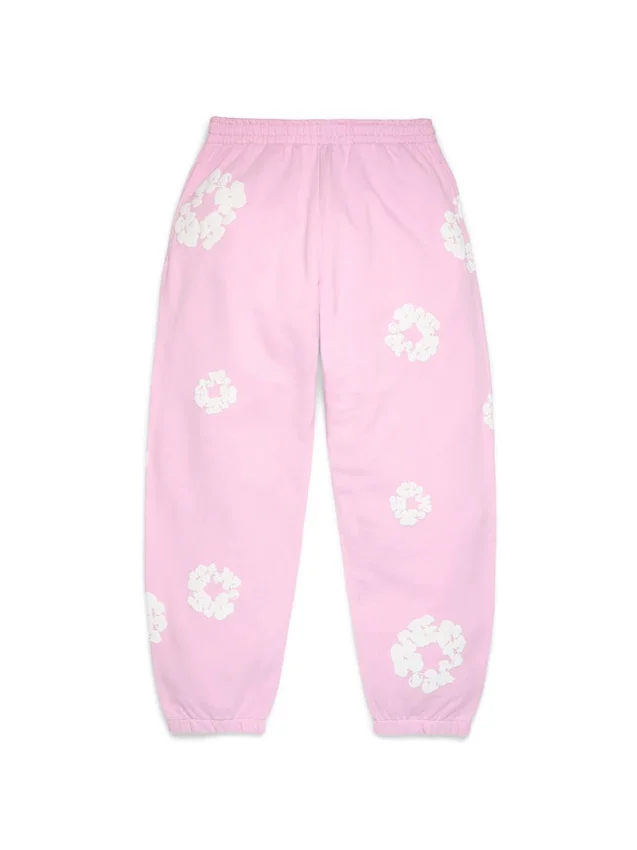 Cotton Wreath Sweatpant rosa empolvado
