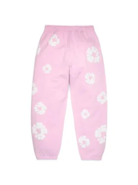 Cotton Wreath Sweatpant rosa empolvado
