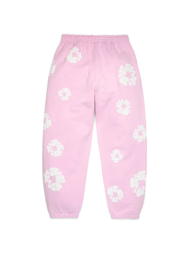 Cotton Wreath Sweatpant rosa empolvado