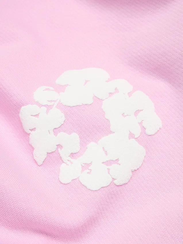 Cotton Wreath Sweatpant rosa empolvado