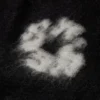 Cárdigan de mohair «Cotton Wreath» negro