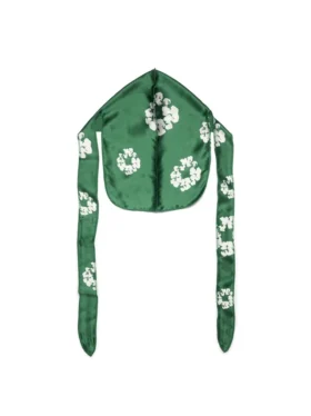 Durag de Cotton Wreath de algodón, verde