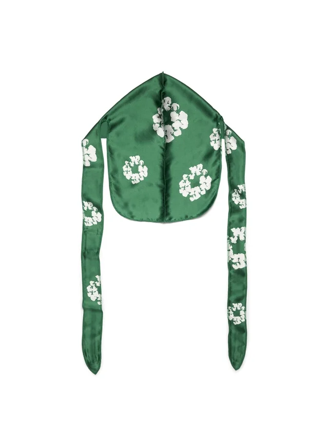 Durag de Cotton Wreath de algodón, verde