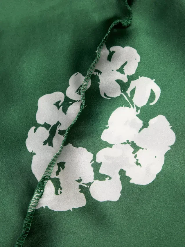 Durag de Cotton Wreath de algodón, verde