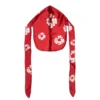Durag rojo con Cotton Wreath