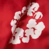 Durag rojo con Cotton Wreath