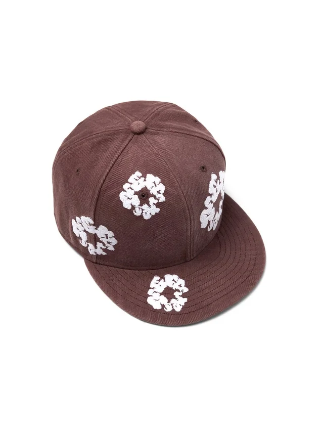 Gorra ajustada de lona «Cotton Wreath» New Era 59FIFTY, color marrón