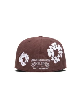 Gorra ajustada de lona «Cotton Wreath» New Era 59FIFTY, color marrón