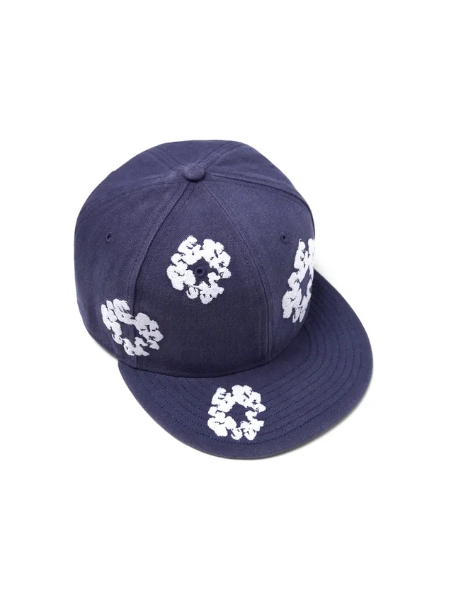 Gorra ajustada de lona «Cotton Wreath» New Era 59FIFTY, color índigo