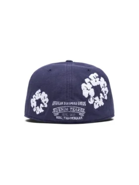 Gorra ajustada de lona «Cotton Wreath» New Era 59FIFTY, color índigo
